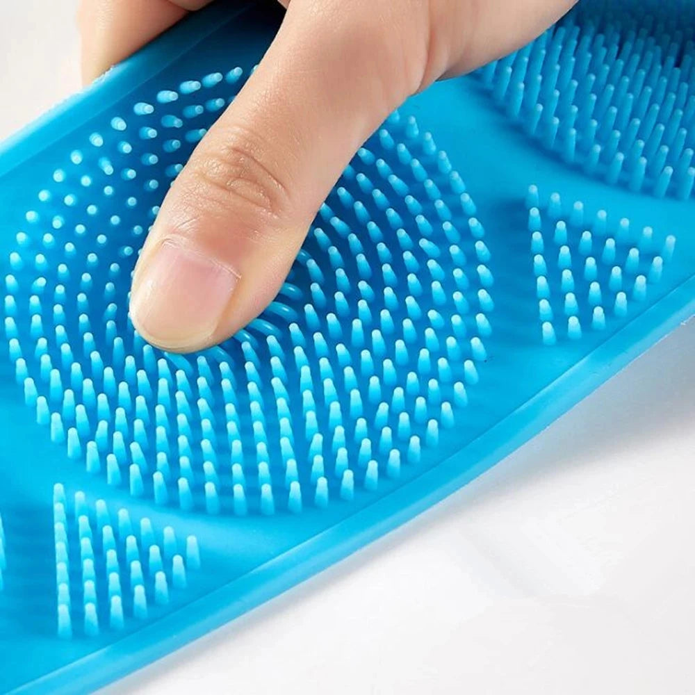 Silicone Body Scrub Brush & Exfoliating Bath Belt Body Scrub Brush Babs