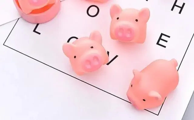20pcs Squeeze Pink Pig Dolls – Party Favors & Birthday Gifts Squeeze Novelty Toy Babs