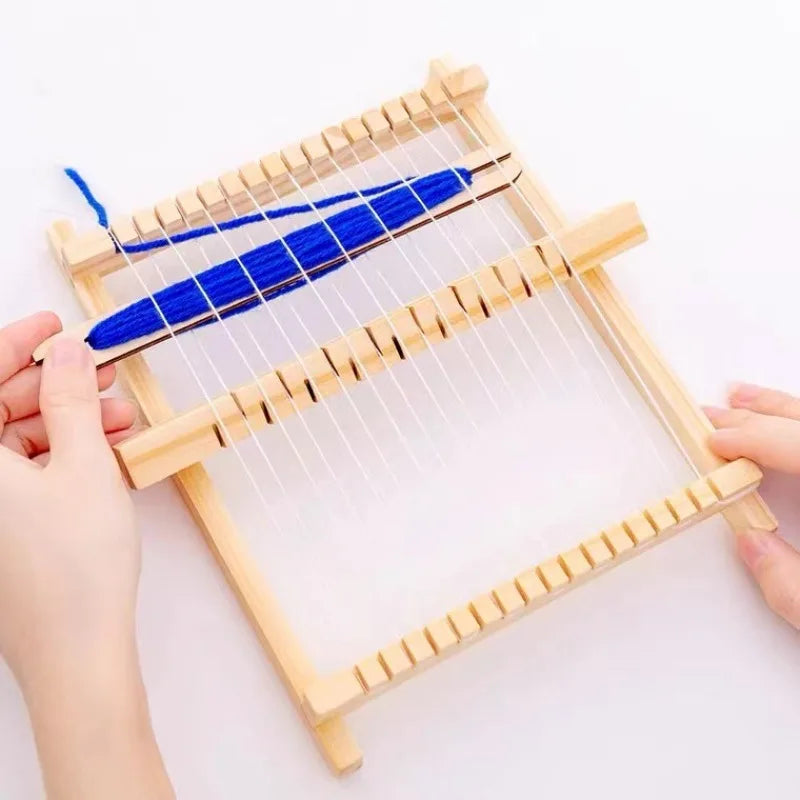 Bamboo Weaving Loom Kit – DIY Tapestry & Craft Set Weaving Loom Kit Babs