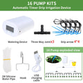 Automatic Drip Irrigation Kit 2/4/8/16 Head Pump Timer System Drip Irrigation Kit Babs 16 pump kit