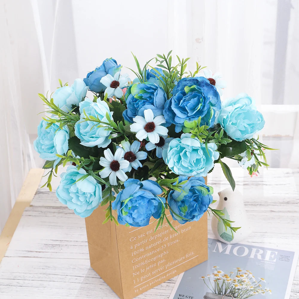 Silk Peony Artificial Flowers – Wedding & Home Garden Decor Artificial Silk Flowers Babs