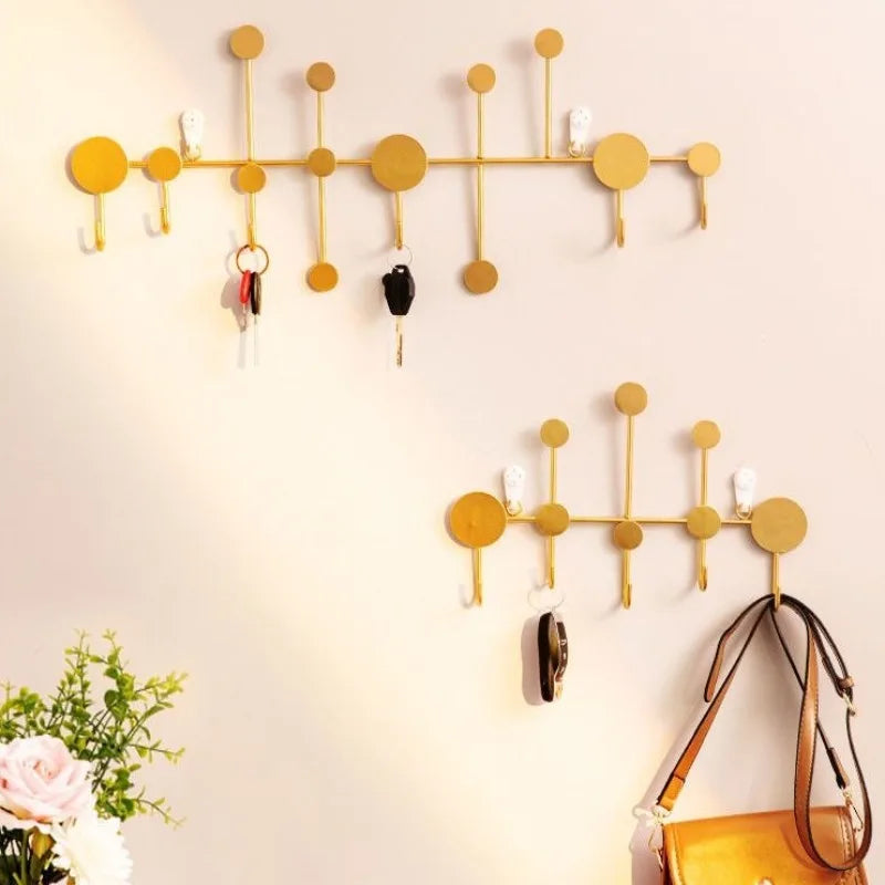 Wall Mounted Metal Coat Rack – 6-Hook Modern Minimalist Design Wall Mounted Coat Rack Babs
