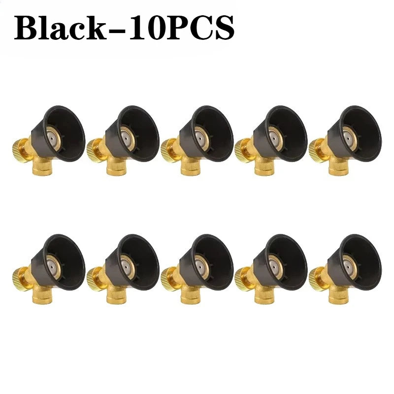 Cyclone High-Pressure Adjustable Spray Nozzle – 1–20 PCS Spray Nozzle Babs Black-10PCS