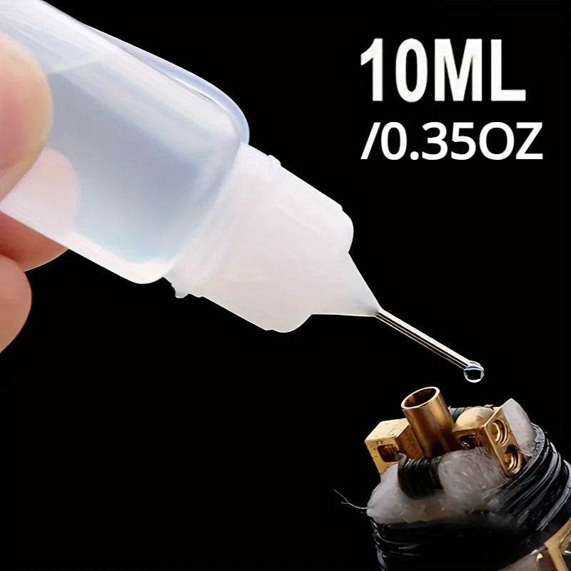 10pcs 10ml Needle Tip Squeeze Bottles – Glue Applicator Set Glue Applicator Bottles Babs