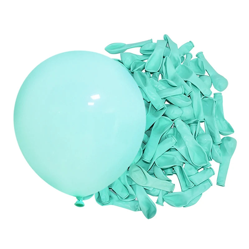 30/60pcs 5" Macaron Pastel Latex Balloons for Party Decor Party Balloons Babs Tiffany blue 30pcs