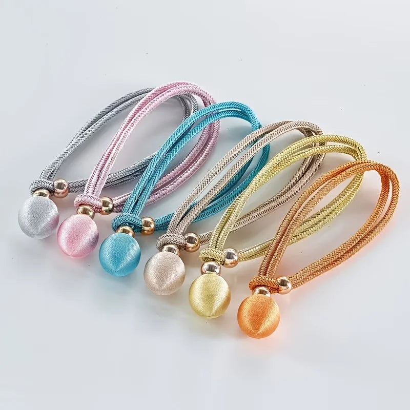 2-Pack French Round Curtain Tie Backs – Adjustable, No Drilling Curtain Tie Backs Babs