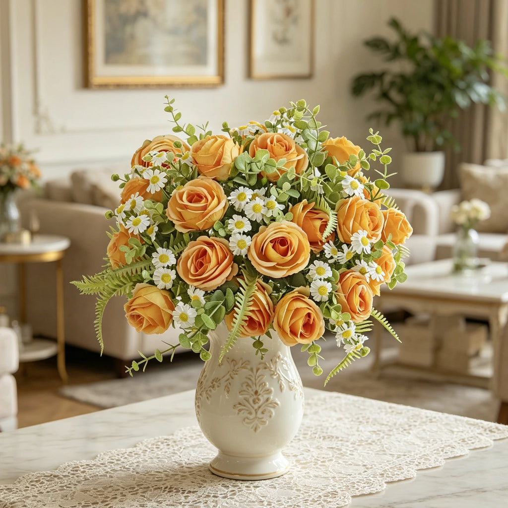 Silk Rose Artificial Flowers – Wedding, Home & Party Decor Artificial Silk Flowers Babs