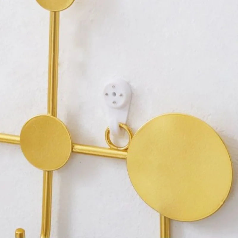 Wall Mounted Metal Coat Rack – 6-Hook Modern Minimalist Design Wall Mounted Coat Rack Babs