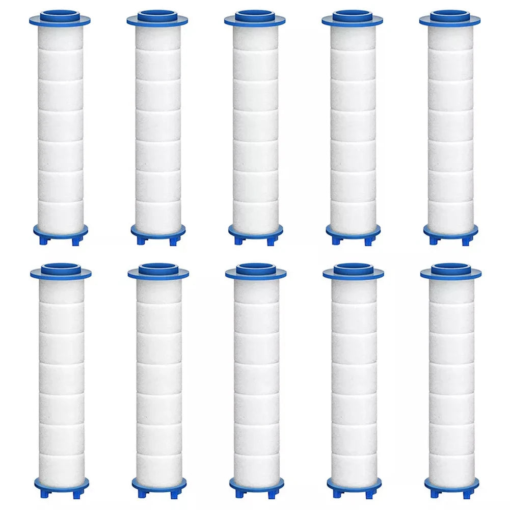 10-Pack Shower Head Filter Replacement Cartridges | PP Cotton Shower Filter Cartridge Babs