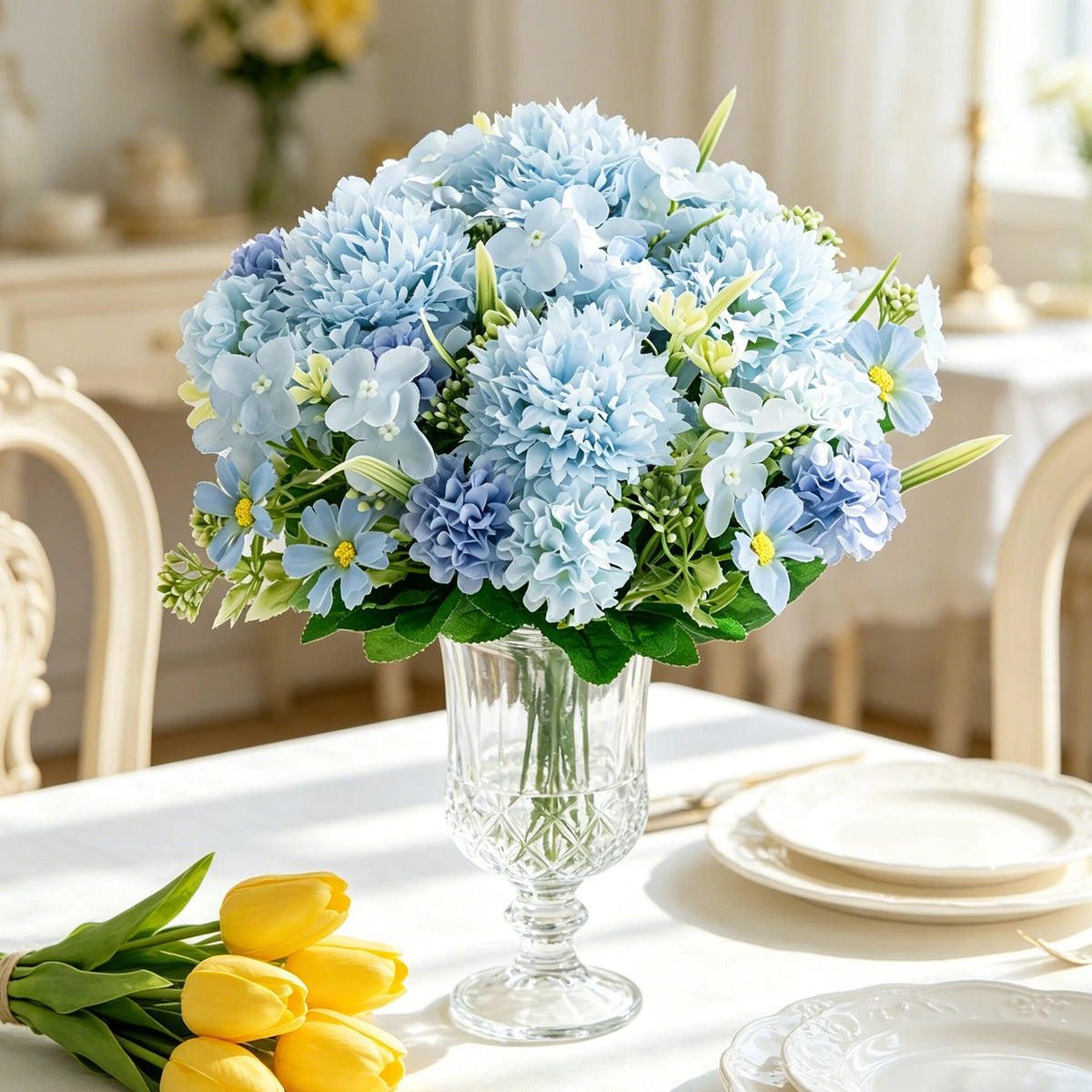 Silk Rose Artificial Flowers – Wedding, Home & Garden Decor Artificial Flower Bouquet Babs