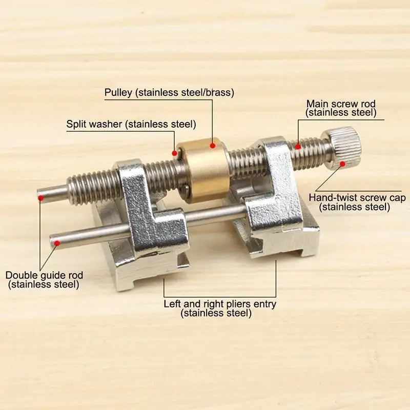 Honing Guide – Stainless Steel & Brass Roller Woodworking Tool Honing Guide Babs