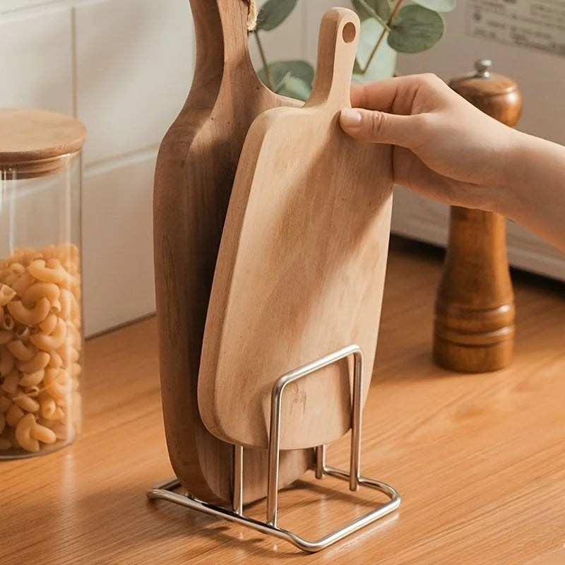 Stainless Steel Lid & Cutting Board Kitchen Organizer Rack Kitchen Organizer Rack Babs