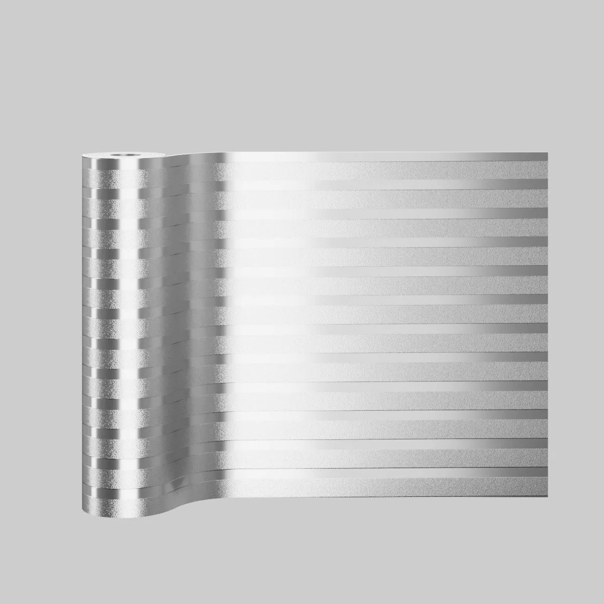 Self-Adhesive Brick Wallpaper Roll 40cm×3m – Metallic Modern Look Peel & Stick Wallpaper Babs Silver 40cm x 3m