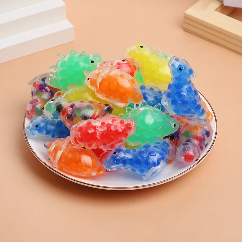 12-Pack Dinosaur Squishy Squeeze Sensory Toys – Kids Party Favors Squishy Sensory Toy Babs