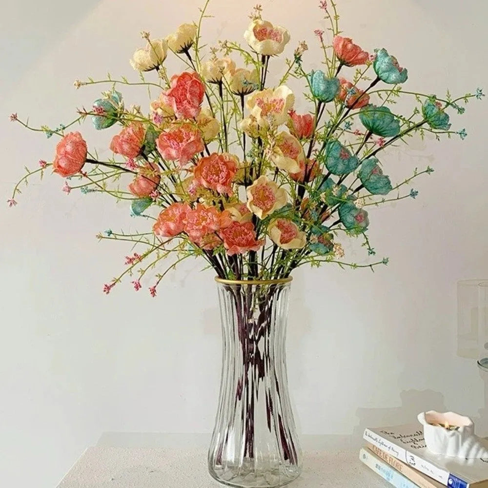 Artificial Butterfly Azalea Fake Flower 63cm – Fade-Resistant Decor Artificial Flower Stem Babs