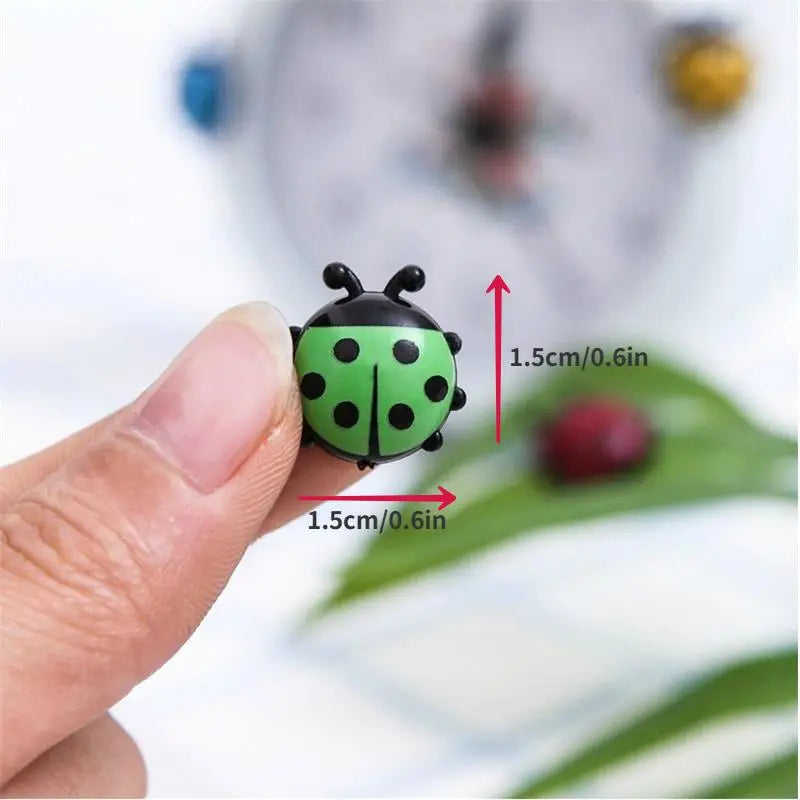6-Pack Mini Ladybug Fridge Magnets – Cute Cartoon Home Décor Decorative Fridge Magnets Babs