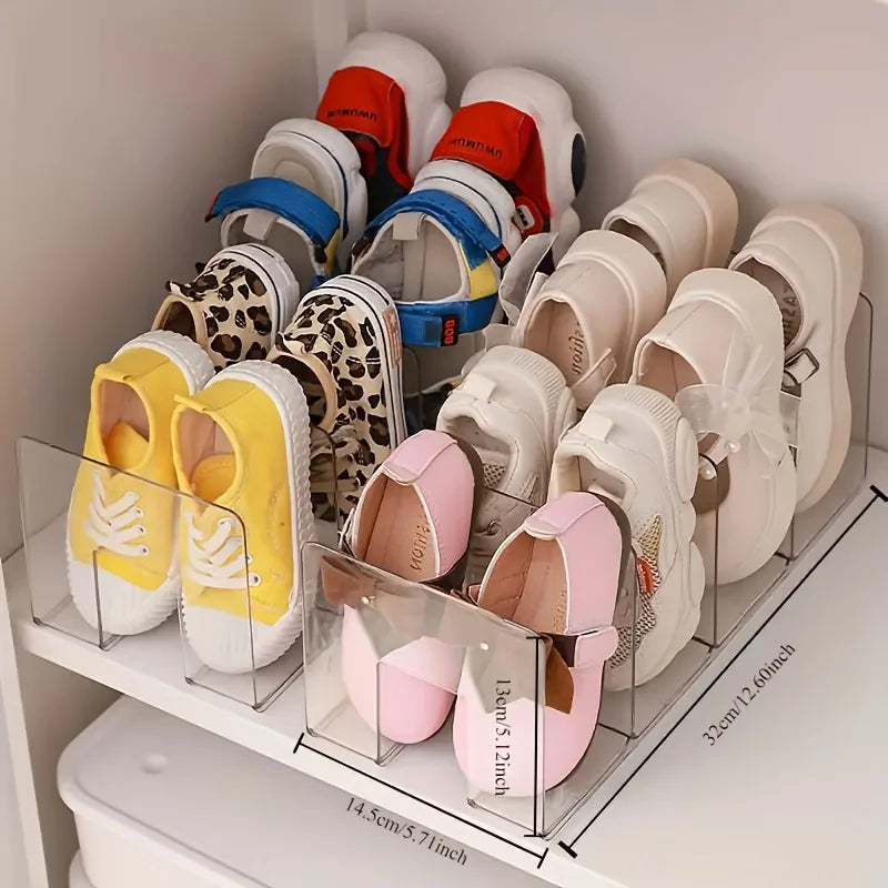 4-Panel Kids Shoe Rack – Wardrobe Organizer | ABS Storage Kids Shoe Rack Babs
