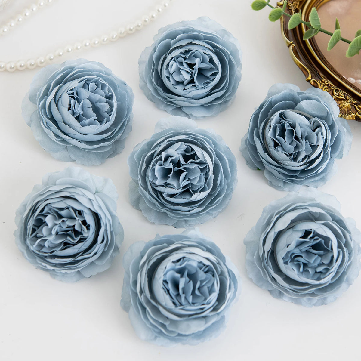 Silk Peony Artificial Flowers for Wedding & Home Décor Artificial Silk Flowers Babs Color 8 20PCS