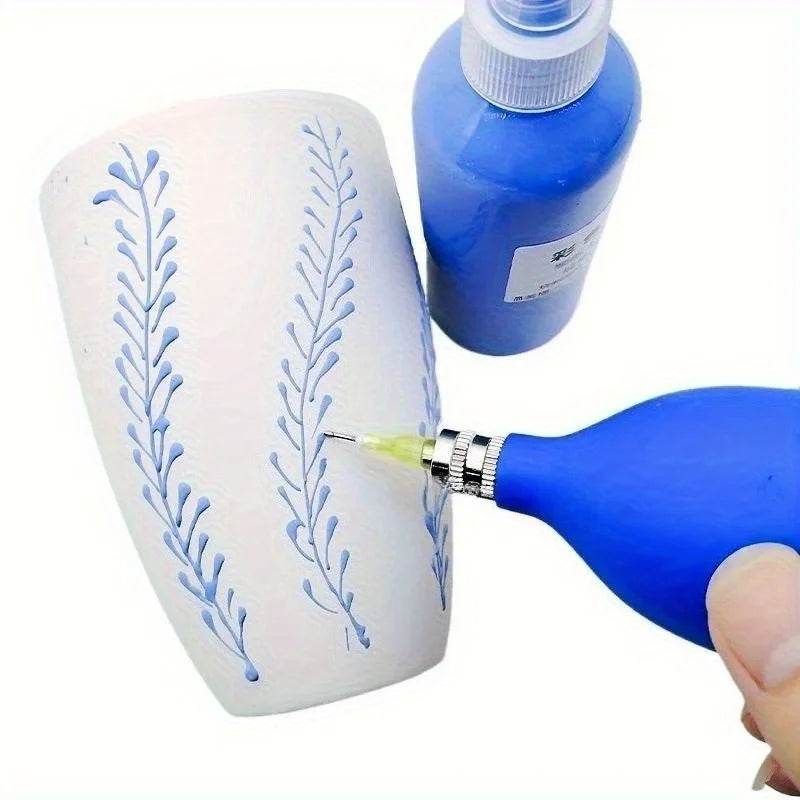 Pottery Ceramic Precision Applicator Squeeze Bottle Set Ceramic Painting Tool Babs