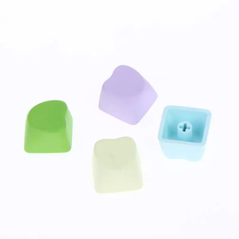 Heart-Shaped PBT Keycaps OEM 1U MX Compatible DIY 10/20pcs Keyboard Keycaps Babs