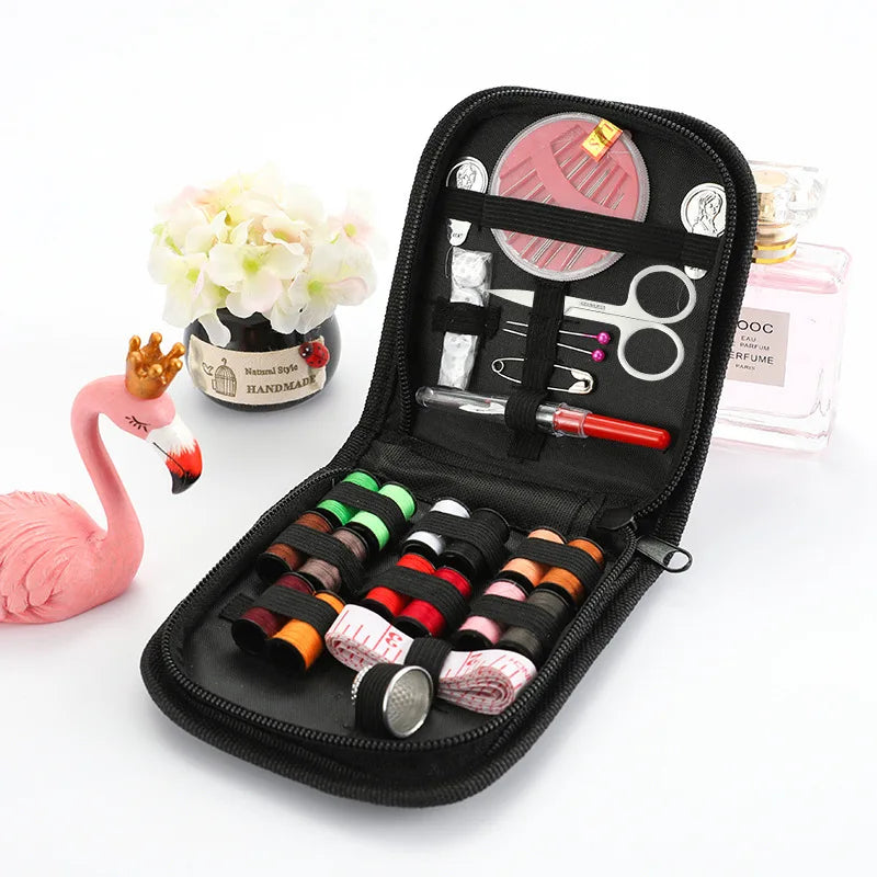 Portable Sewing Kit Bag – Needle & Thread Travel Organizer Sewing Kit Organizer Babs S 27PCS