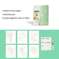 Watercolor Painting Set – 12-Color Paint & Kids Coloring Book Watercolor Art Kit Babs A1