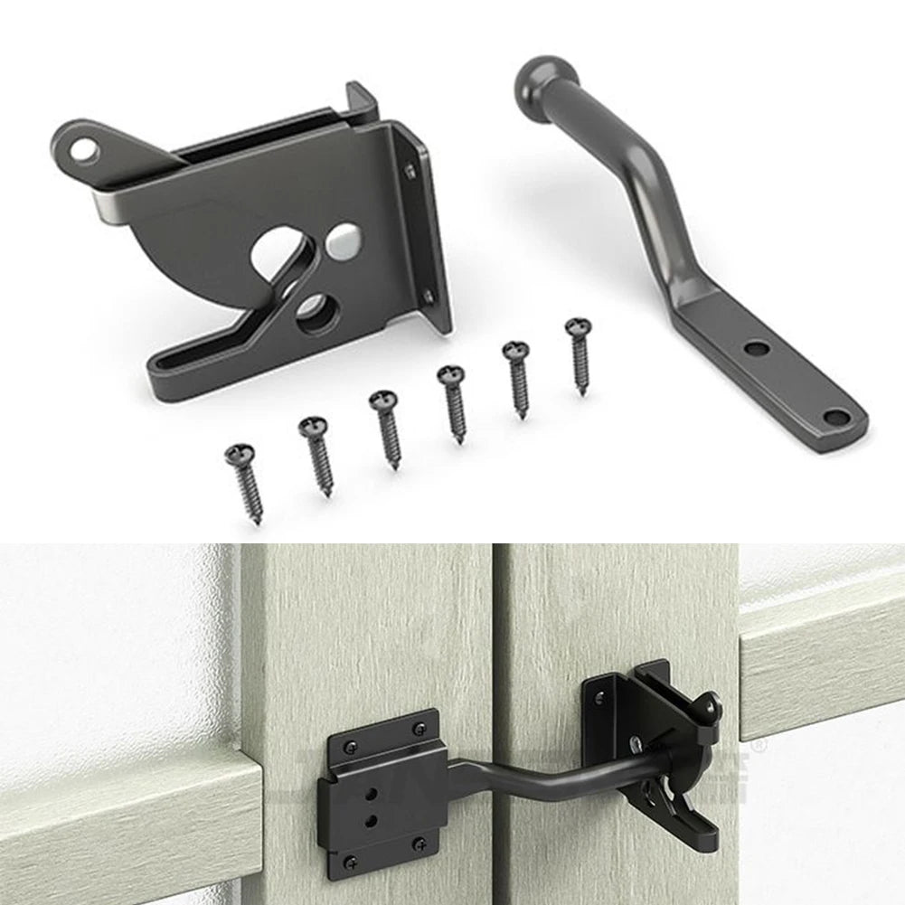Heavy-Duty Self-Locking Gate Latch – Post Mounted Fence Bolt Gate Latch Babs