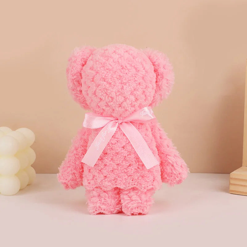 Teddy Bear Towel Gift 1-10Pcs | Baby Shower & Party Favors Novelty Towel Gift Babs Pink 1Pcs