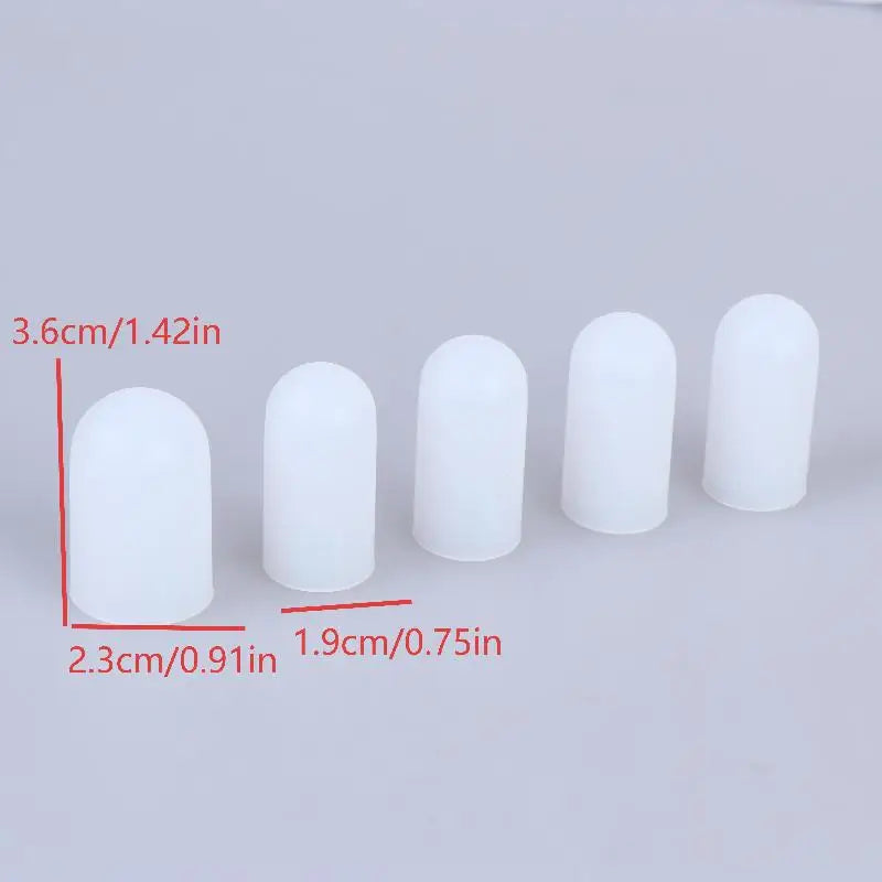 Silicone Finger Protectors Heat Resistant Anti-Slip Cots 5/10 Pcs Silicone Finger Protectors Babs