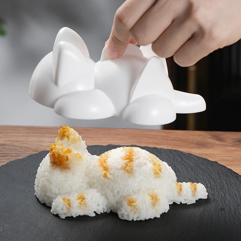 Cat Onigiri Mold – Cat Shape Sushi Rice Ball Maker Tool Sushi Mold Tool Babs