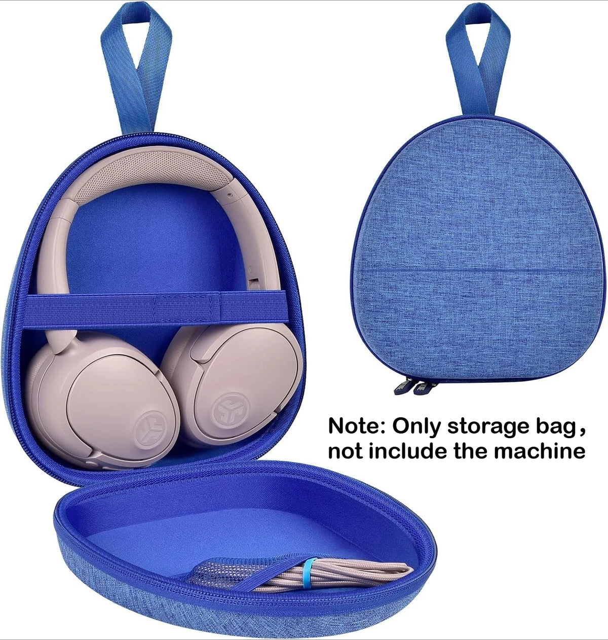Universal Hard EVA Headphone Case – JBL, Sony, JLab & More Headphone Case Babs Blue