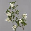 Artificial Silk Camellia Daisy Flower Branch – Wedding & Home Artificial Flower Branch Babs Beige 1 pc