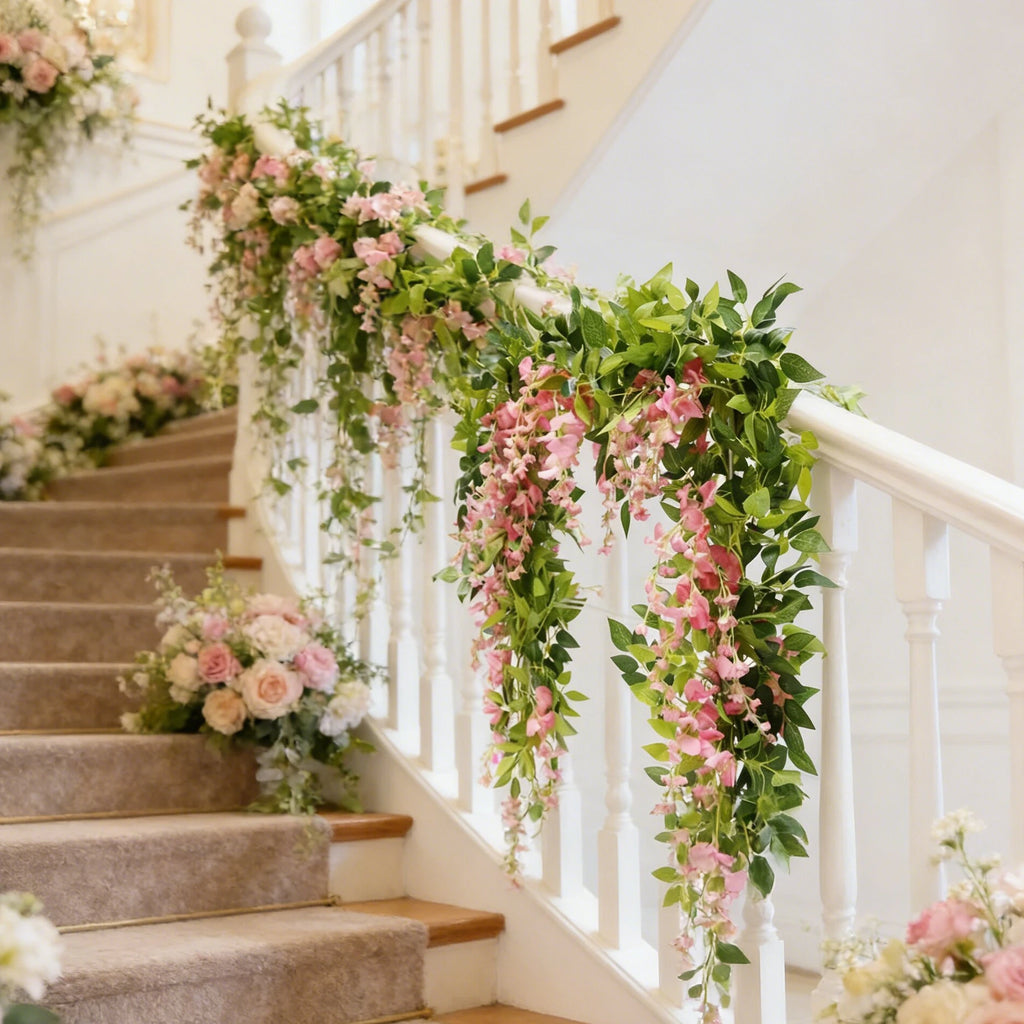 Artificial Silk Flower Vine Garland – Wedding & Home Decor Artificial Flower Vine Babs