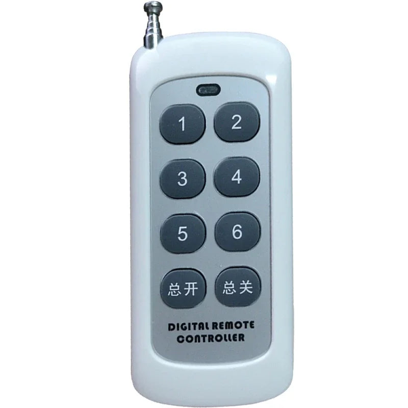 433MHz RF Remote Control 1527 Learning Code – 2/4/8 Button RF Remote Transmitter Babs 8 button on and off