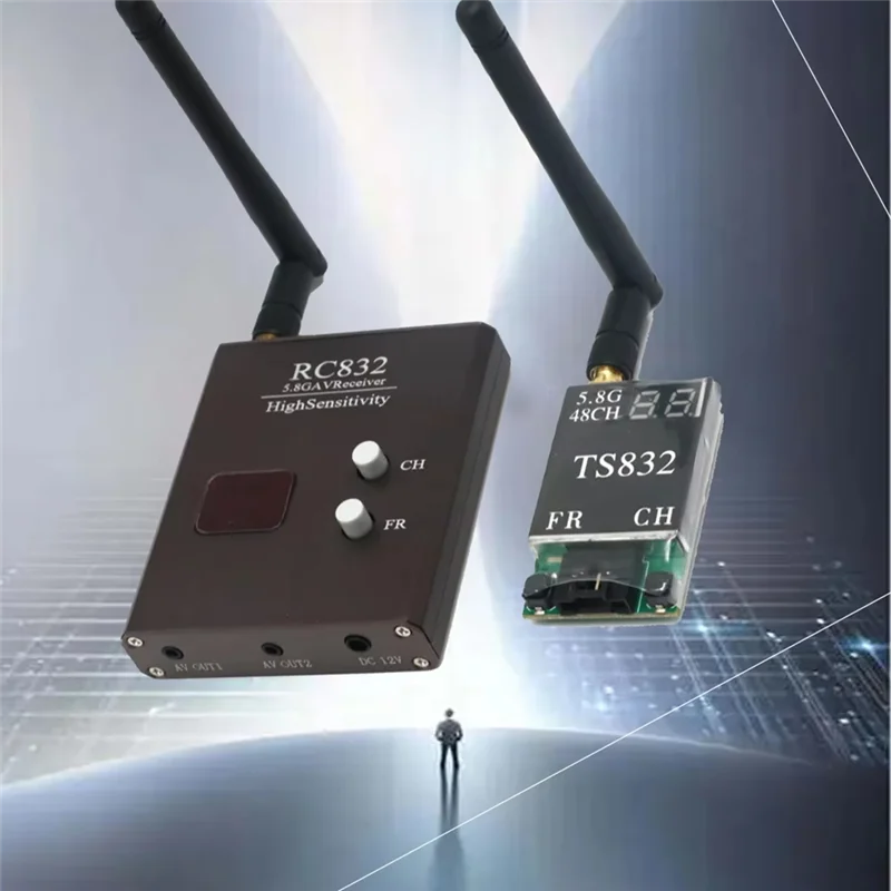 TS832 & RC832 5.8GHz 48Ch 600mW Wireless AV Transmitter Receiver Wireless AV Transmitter Babs