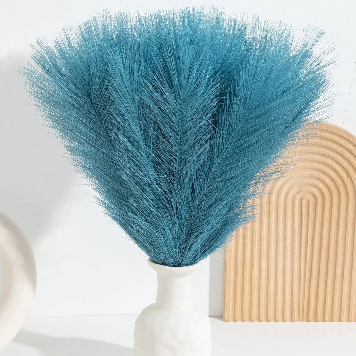 Artificial Pampas Grass Stems 6/12pcs – Silk Home Décor Artificial Floral Stems Babs