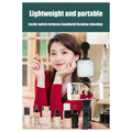 All-in-One Vlog Kit – LED Fill Light, Microphone & Tripod Video Creator Kit Babs Black