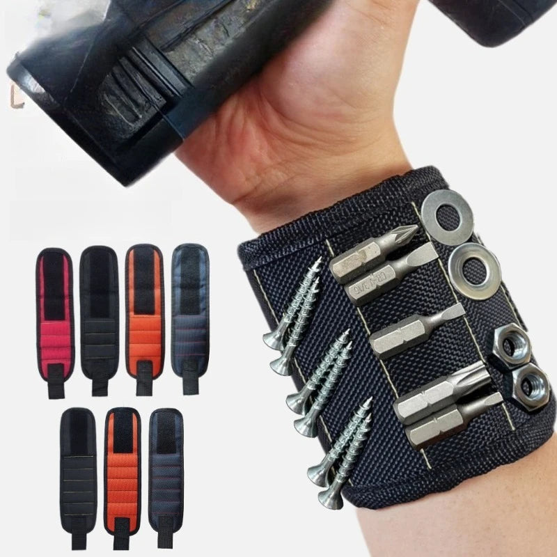 Magnetic Wristband Tool Holder – Screws, Nails & Drill Bits Magnetic Tool Wristband Babs