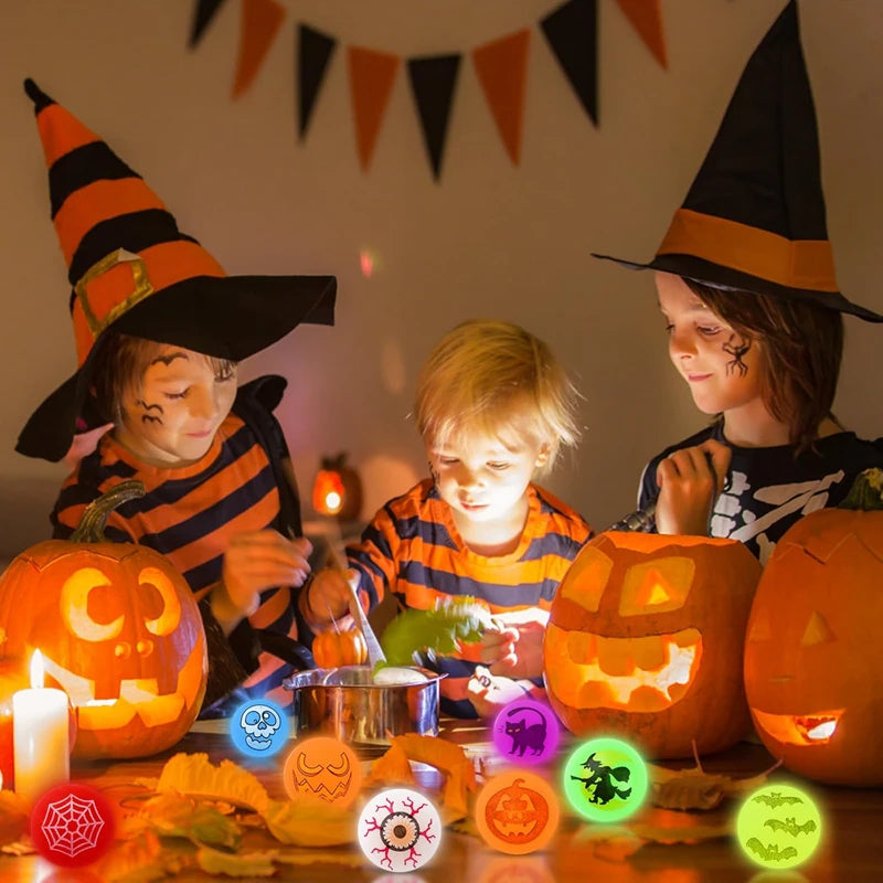 Halloween Glow in the Dark Bouncing Balls – 10-50 Pc Party Favors Glow Bouncing Ball Babs