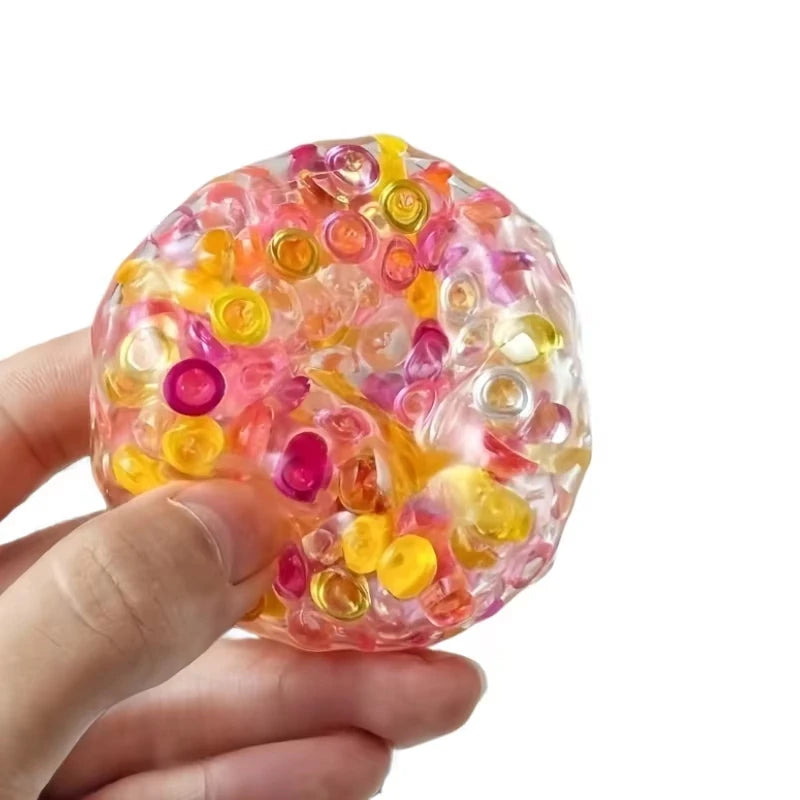 Squishy Ice Bead Squeeze Ball – Soft Sensory Fidget Toy Sensory Squeeze Toy Babs E 1pc
