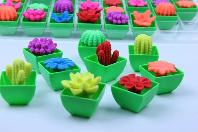30 Pcs Magic Water Expanding Flower Pot Toys – Party Gift Set Magic Expansion Toys Babs