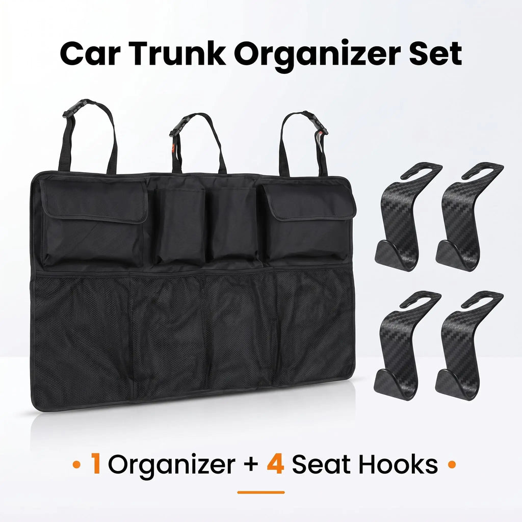 Car Trunk Organizer – Backseat Hanging Bag for SUV & Truck Car Trunk Organizer Babs 1Set