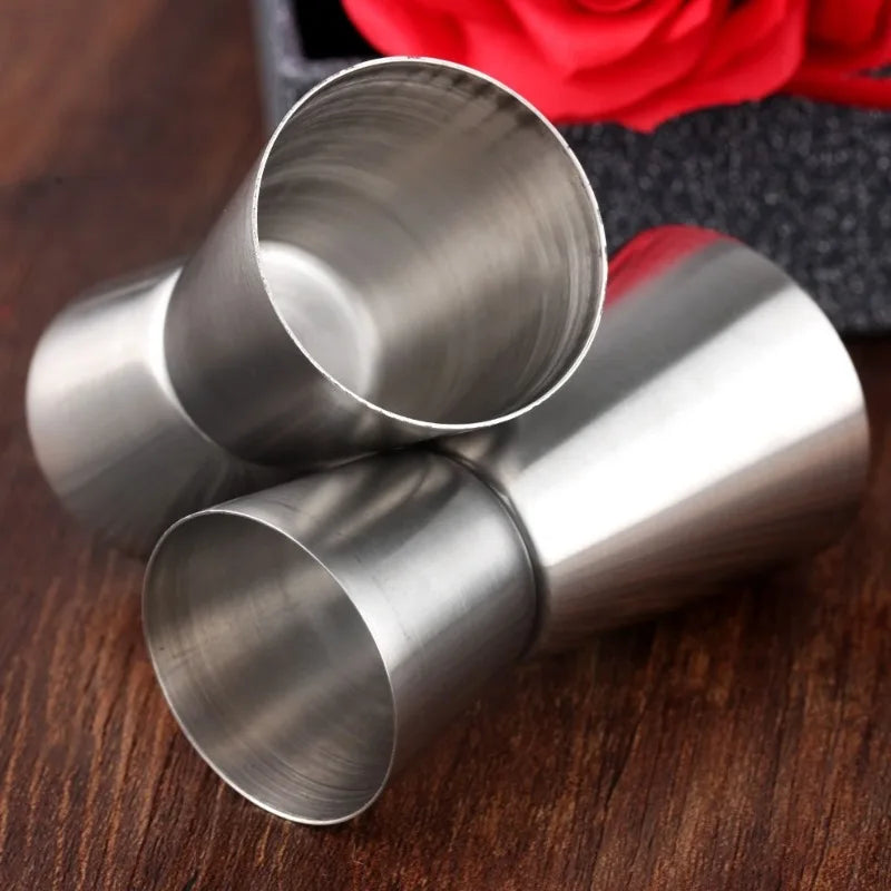 3-Piece Stainless Steel Double Jigger Set – 15/30 20/40 25/50ml Cocktail Jigger Set Babs