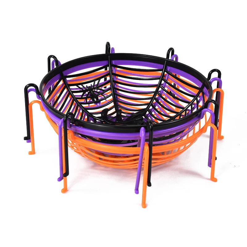 Halloween Spider Candy Basket – Party Treat Tray Decoration Halloween Party Decoration Babs