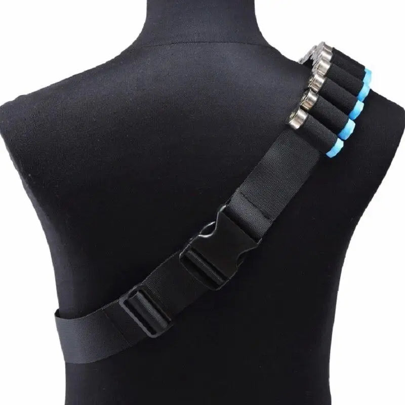 26-Round 12 Gauge Bandolier Belt – Nylon Ammo Shell Holder Ammo Bandolier Belt Babs