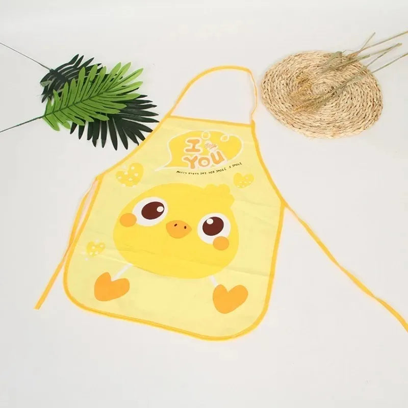 Kids Waterproof EVA Cartoon Smock Apron – Eating & Art Bib Kids Craft Apron Babs