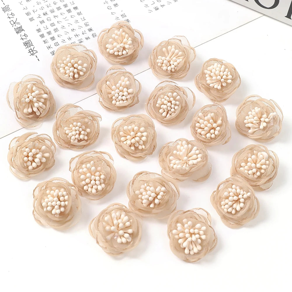 Silk Rose Artificial Flower Heads 10pcs – Wedding & Home Decor Artificial Flower Heads Babs 11 10PCs