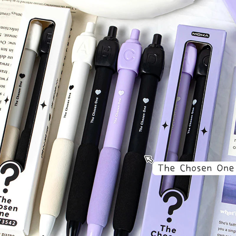 Funny Rotating Answer Gel Pen – Novelty Spinning Student Gift Novelty Gel Pen Babs