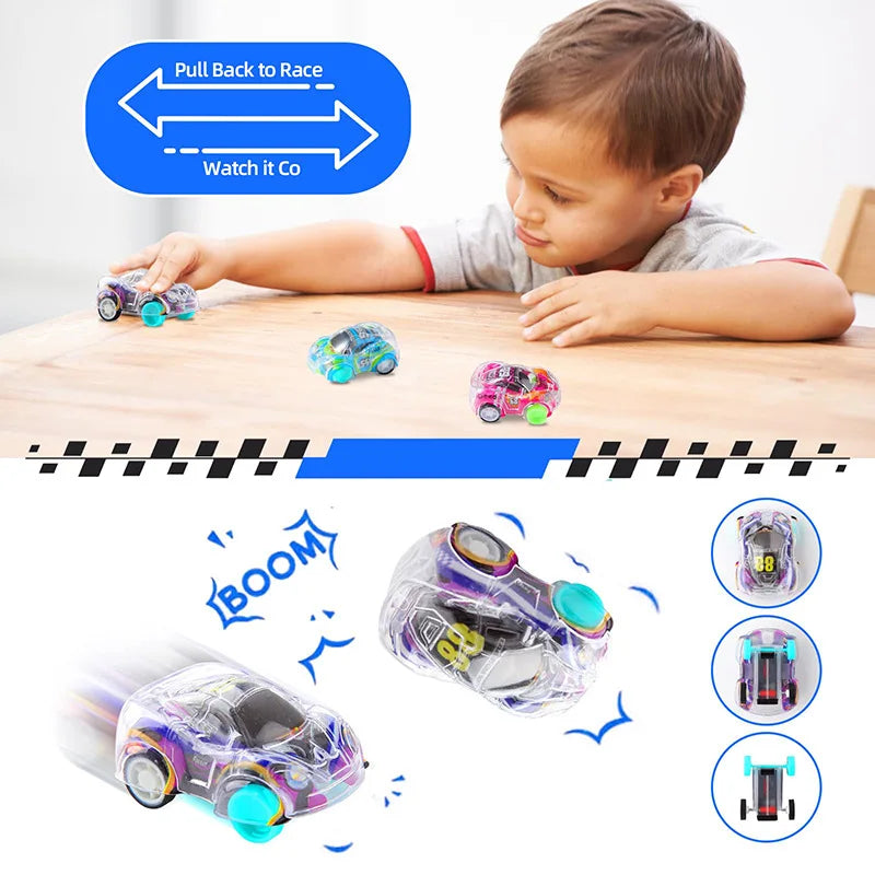 Pull Back Racing Car Toys 12/24Pcs – Kids Party Favor Mini Cars Pull Back Toy Cars Babs