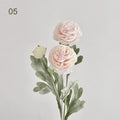 3-Head Artificial Silk Peony Bouquet – Wedding & Home Decor Artificial Flower Bouquet Babs 05